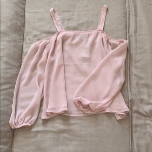 Chiffon off shoulder top